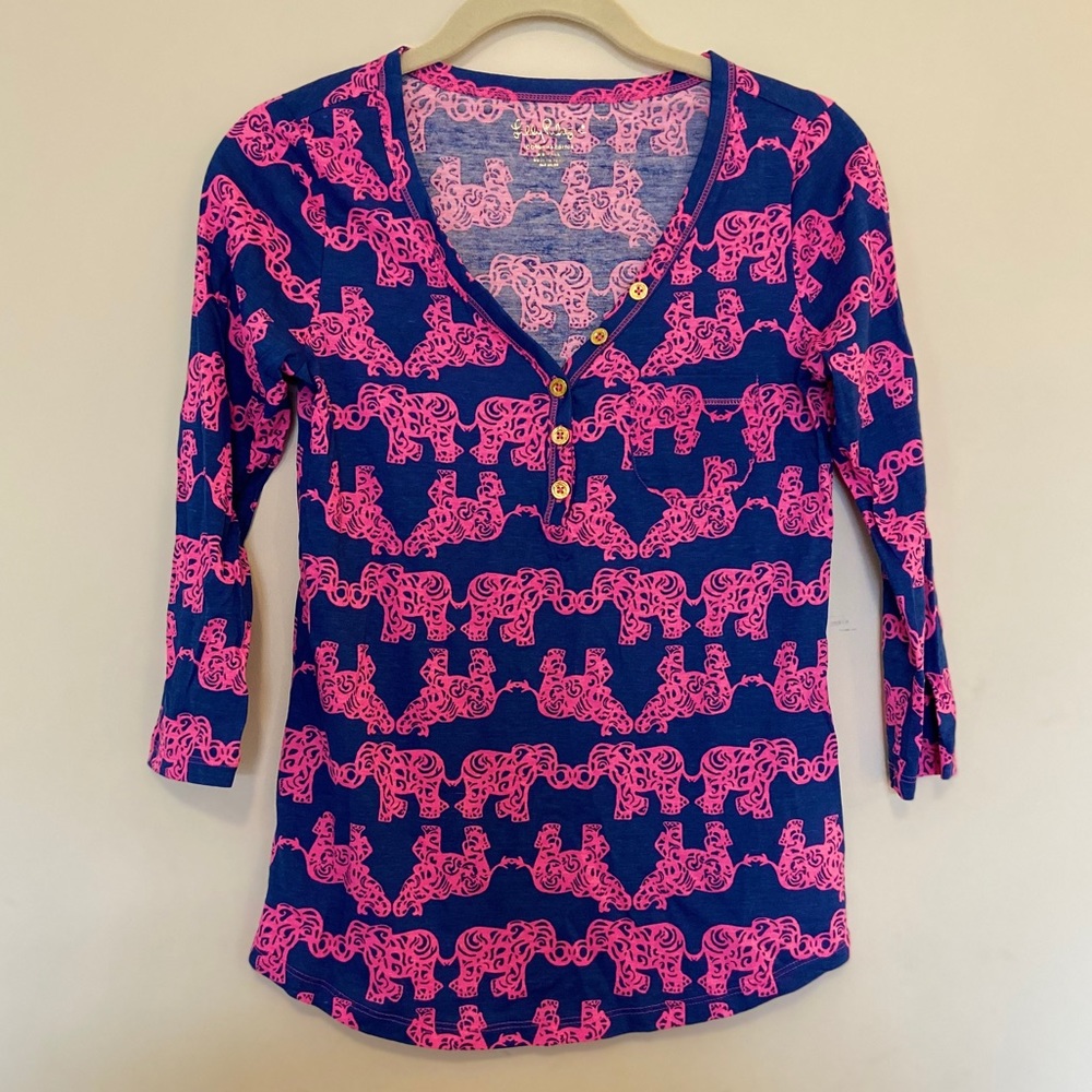 Lilly Pulitzer Henley Top Size XSmall